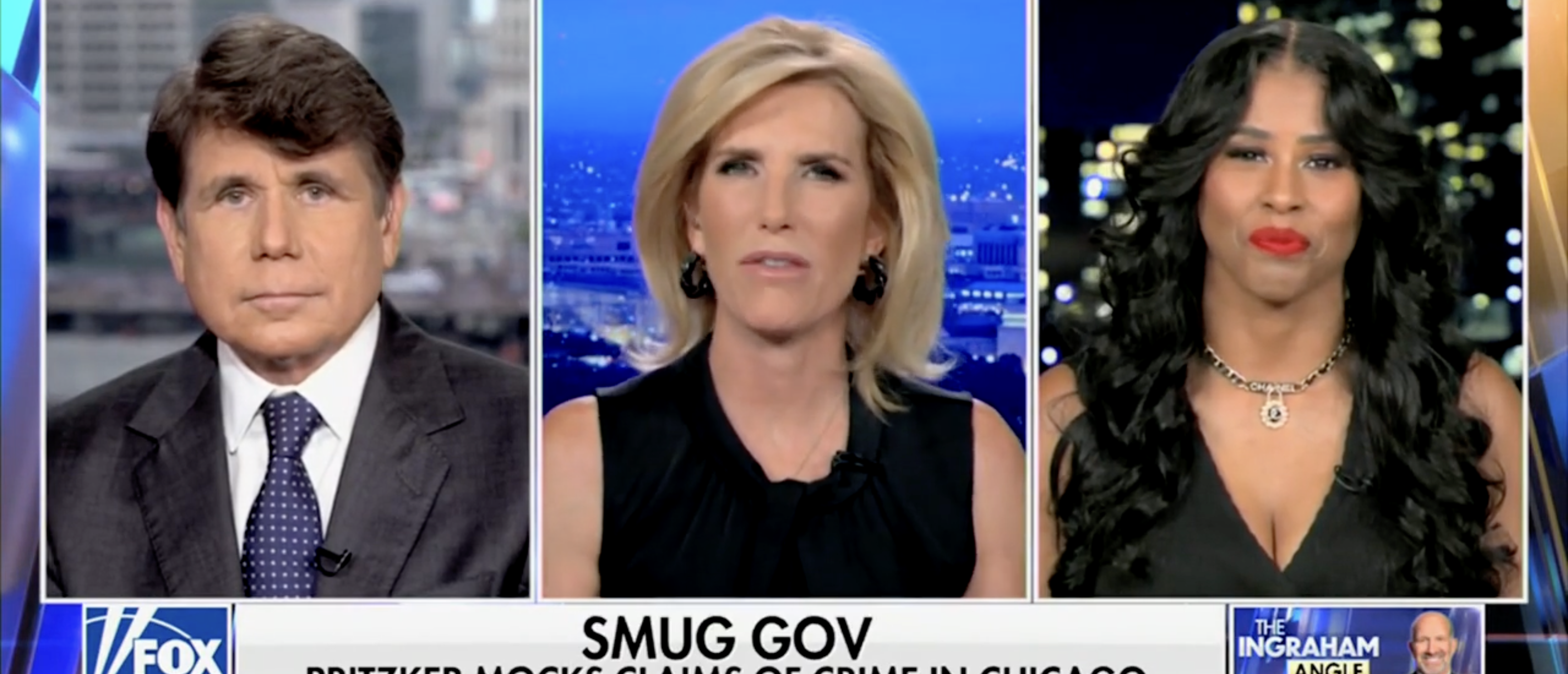 Danielle Carter-Walters on "The Ingraham Angle" discussing Chicago [Screenshot/Fox News/"The Ingraham Angle"]